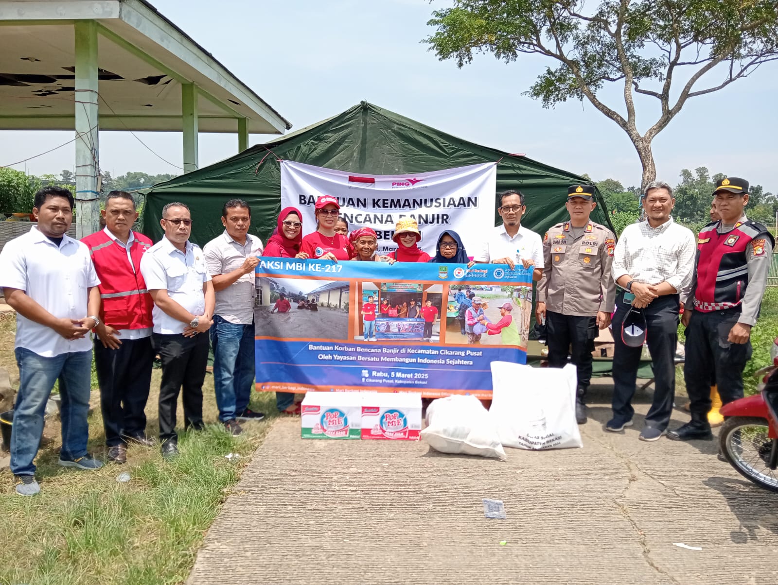 bantuan logistik bencana banjir